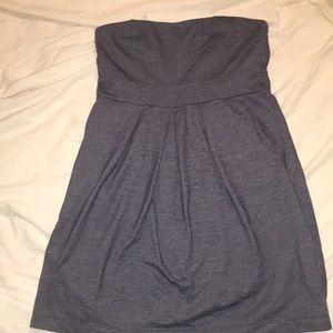 Navy blue mini dress